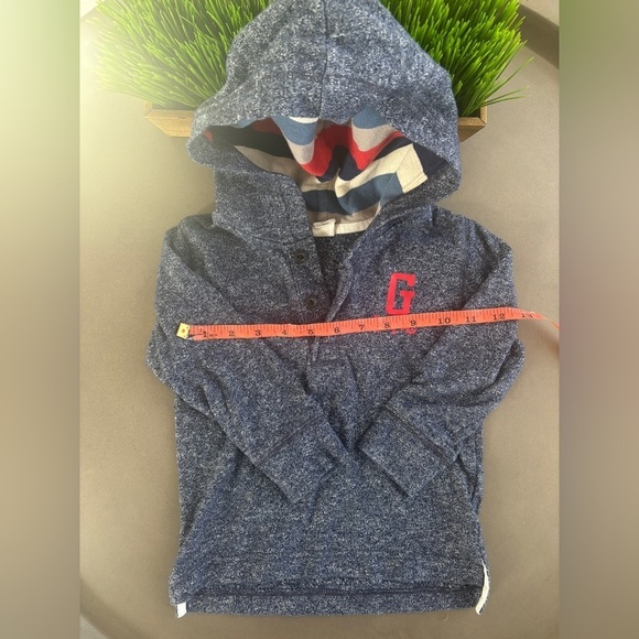 Baby Gap Size 3 Years Boys Long Sleeve Blue Hoodie - Picture 8 of 8